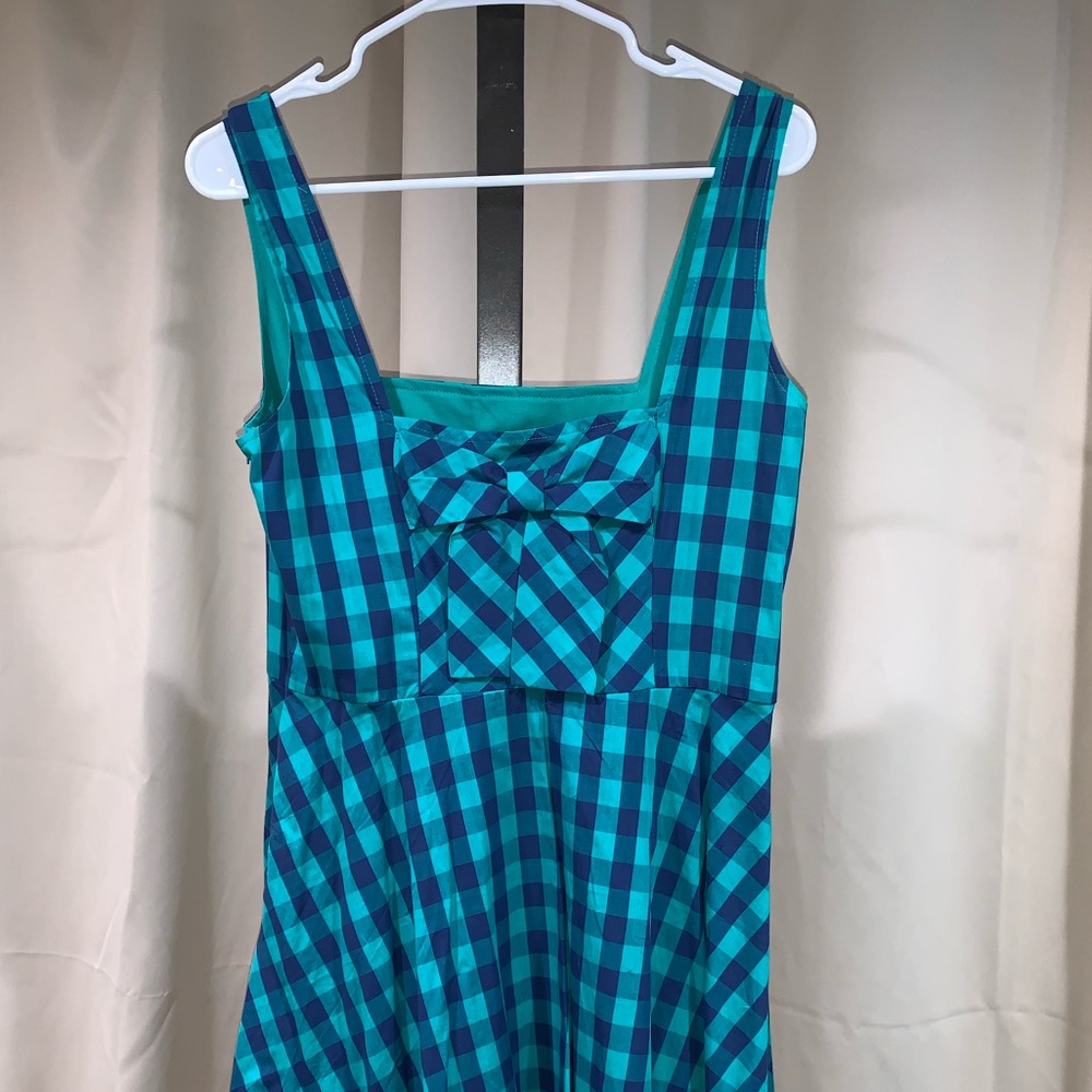 Playful Plaid fit and flare dress from Dot and Rae